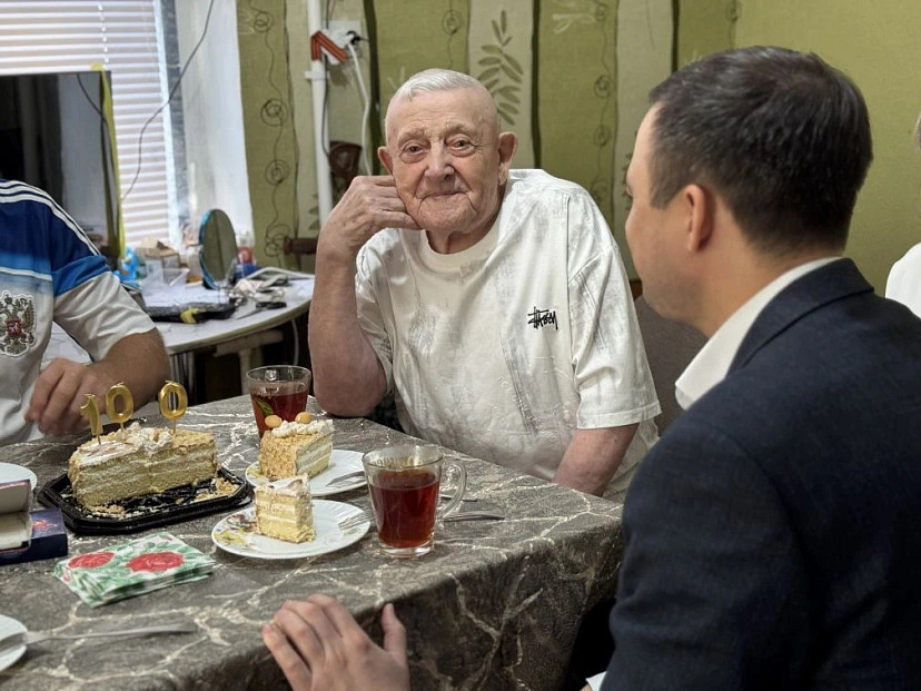 В Саратовской области ветеран Великой Отечественной отметил 100-летие